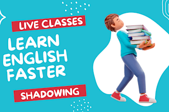 teach english with shadowing speaking practice