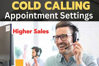 do USA cold calls and set appointments professionally