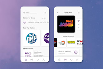 create an ios and android app for streaming radio online