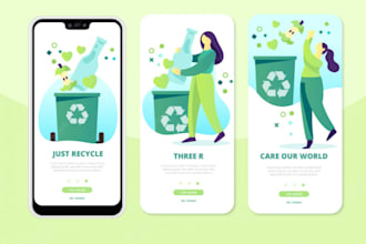 develop waste management app, bin recycling app, waste collector app, trash app