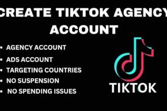 create a verified tiktok agency account, tiktok ads account location targeting