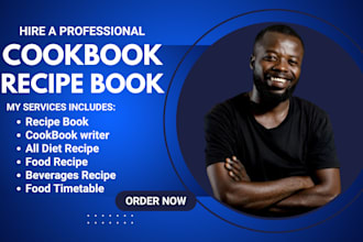 write quality cookbook recipe book, cookbook design, cookbook formatting, ebook
