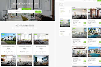 design real estate idx website, real estate website, mls integration