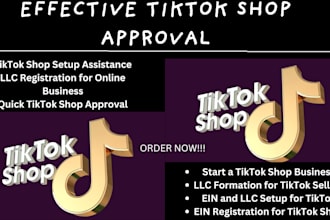 do tiktok seller center tiktok llc formation ein tiktok shop business license