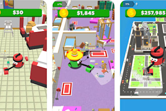 develop adventure game in buildbox,arcade game, hyper casual game,integrate ads