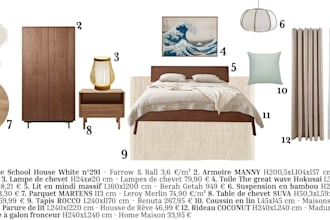 create your personalized interior design shopping list