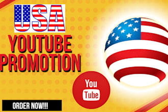 usa youtube promotion to gain  USA audience
