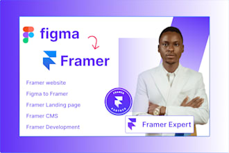 design framer website framer landing page framer website development