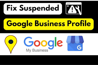reinstate and fix suspended google my business profile