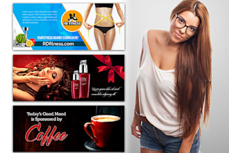 design a facebook header, social media post or a web banner