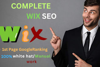 provide wix SEO for wix website for top google ranking