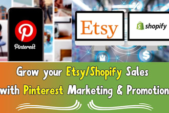 pinterest marketing etsy promotion shopify sales marketing etsy traffic sales