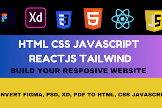 convert psd to html, figma to html, wordpress to html, pdf to html