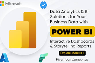 create power bi dashboards and storytelling solutions for your business data