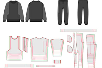 create cad patterns for any type of garment