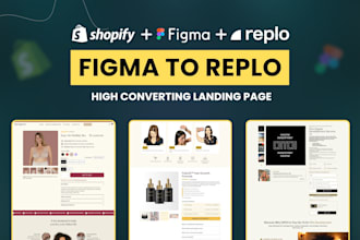 build high converting shopify landing page from figma to replo