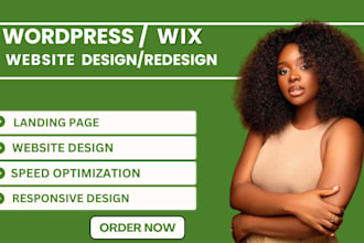 design recruitment, dental care, cargo, freight wix or wordpress website design