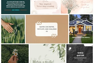 design images with motivational quotes for your social media