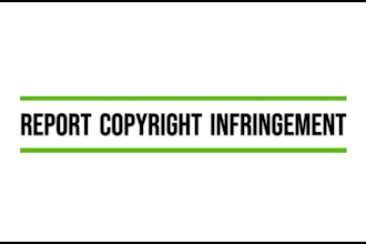 report all infringing content twitter, facebook, youtube,ebay, tiktok, under dmc