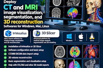 install invasalius or 3d slicer software for ct mr images