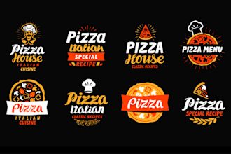 design high quality pizza logo with express delivery