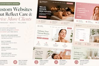 design a luxury medical spa website for your aesthetic clinic