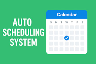 build an automatic appointment scheduling system
