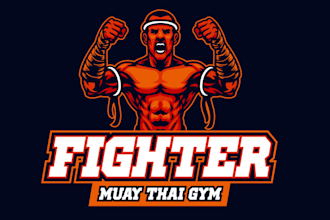 design high quality wrestling logo for you with my own creativity