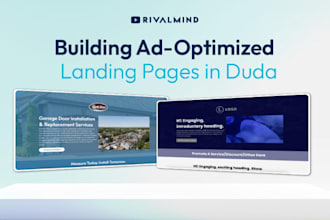create a fast SEO optimized duda website or landing page with gtmetrix
