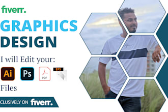edit ai, PSD, eps, PDF files