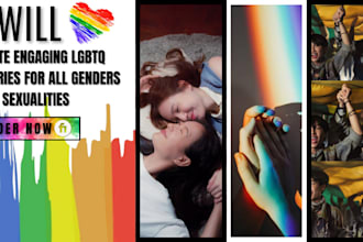 write lgbtq fanfiction for all genders and sexualities