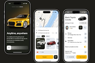 develop taxi booking app, uber app, booking app on android and ios