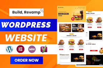 design, redesign or revamp wordpress website using elementor and elementor pro