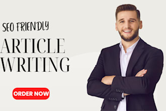 do seo article writing, blog post writing, and content writing