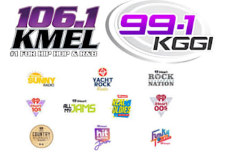 airplay and broadcast your music on kmel, kggi fm guarantee promotion