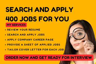search and apply for jobs or find remote jobs on your behalf