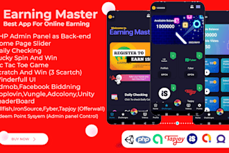 earning master  android rewards earning app with admin panel