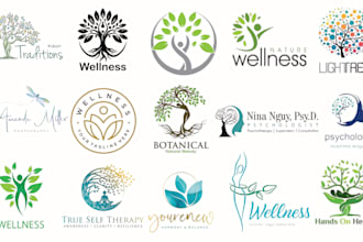 design professional wellness coaching and counseling logo