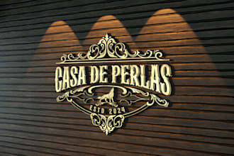 do a vintage beer, wine, and whiskey label logo design