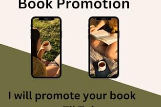 promote your book or ebook on my tiktok account