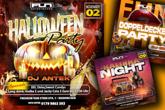 design you professional event posters or flyer