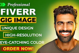 design attractive fiverr gig image and gig cover