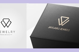 design a luxury clothing jewelry store logo design