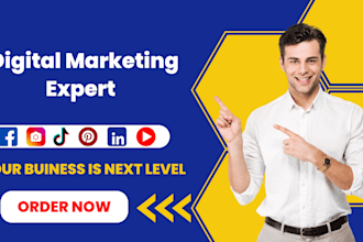 be your social media marketing manager and content creator