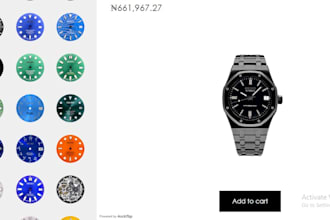 build 2d 3d watch configuration with zakeke kickflip and angle 3d