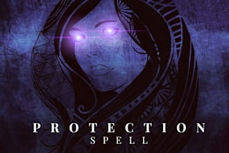 cast an egyptian protection spell and remove curse, hex, black magic,aura