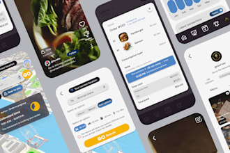 design mobile app UX UI in figma