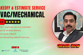 do professional hvac material take off and cost estimation