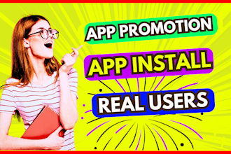 organic mobile app promotion or android game app installs