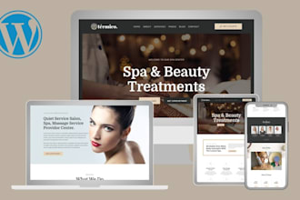 create SEO friendly beauty, skincare, salon, spa website or redesign for